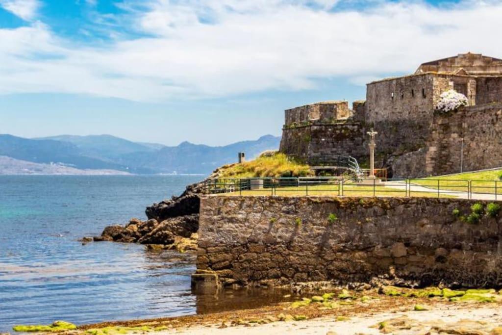 Апартаменты Piso A Capela Con Vistas Al Mar Финистерре Экстерьер фото