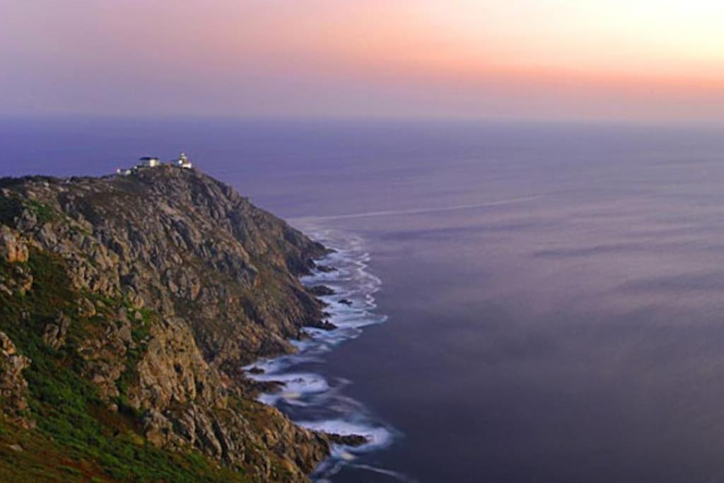 Апартаменты Piso A Capela Con Vistas Al Mar Финистерре Экстерьер фото