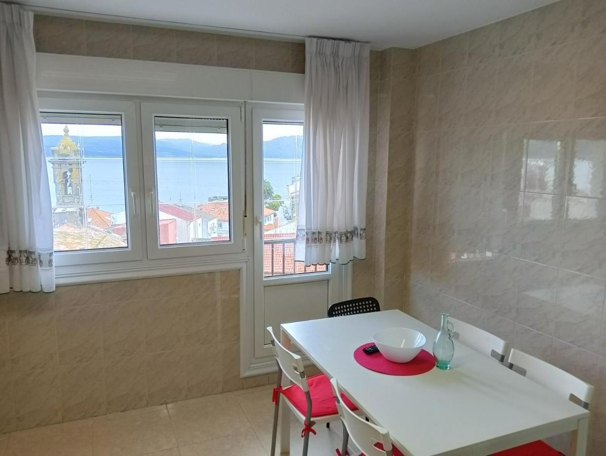 Апартаменты Piso A Capela Con Vistas Al Mar Финистерре Экстерьер фото