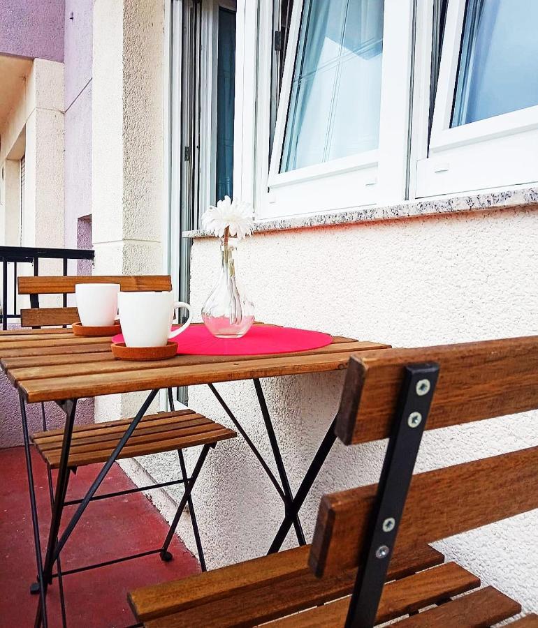 Апартаменты Piso A Capela Con Vistas Al Mar Финистерре Экстерьер фото