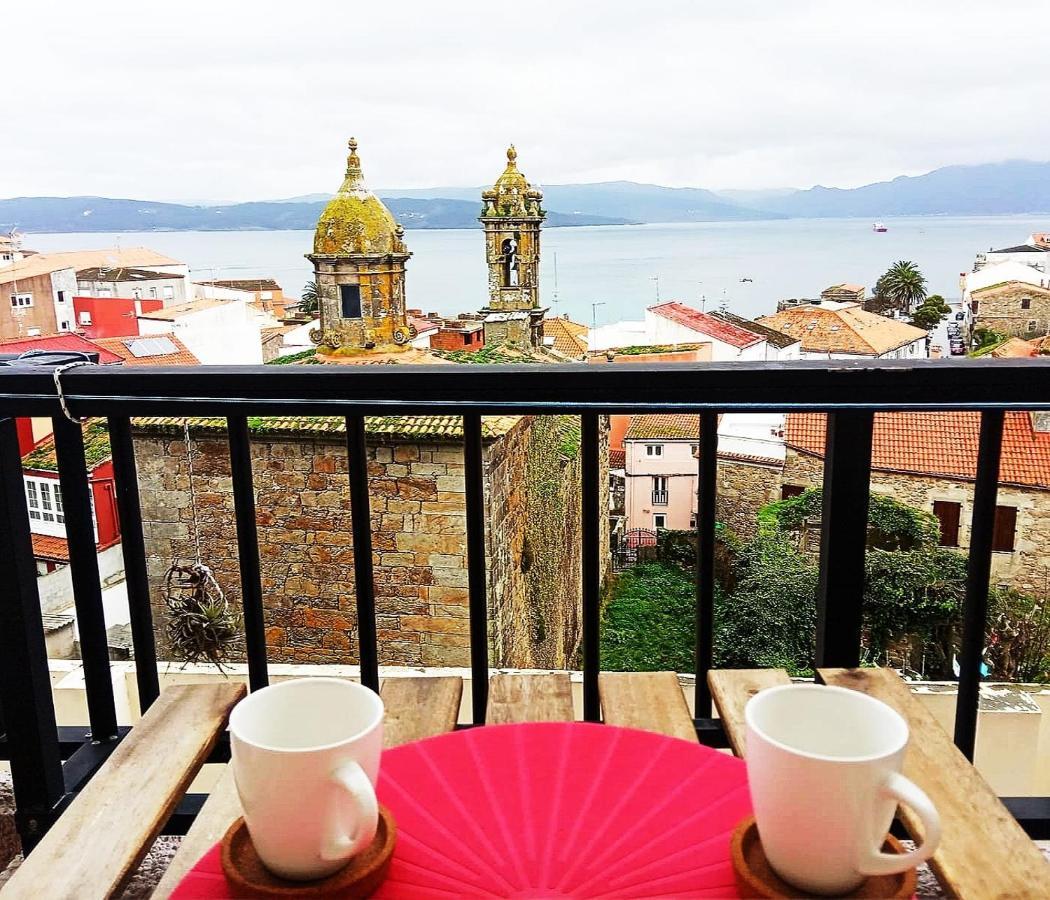Апартаменты Piso A Capela Con Vistas Al Mar Финистерре Экстерьер фото